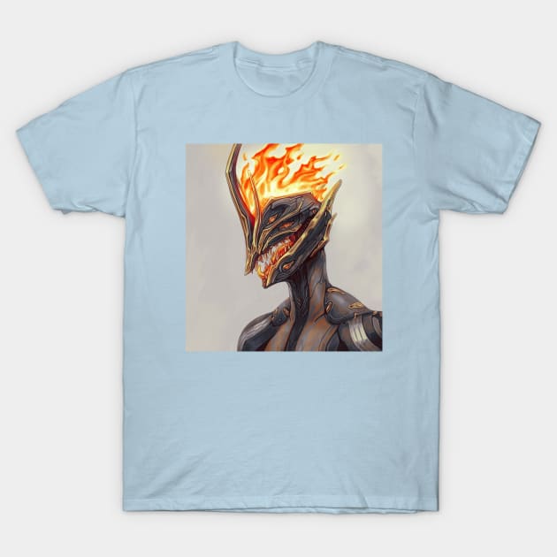 Toothy Ember, Warframe T-Shirt by Cleo Naturin